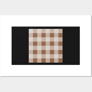 Little Critter Plaid - Light Brown and White Posters and Art